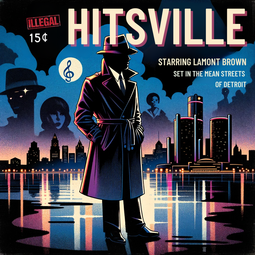 Graphic Novel Cover noir style - Hitsville